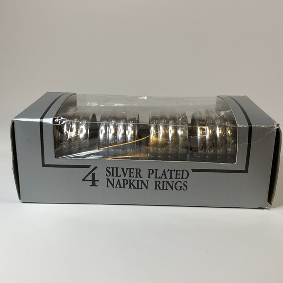 Silver Napkin Ring Set - Picture 5 of 5
